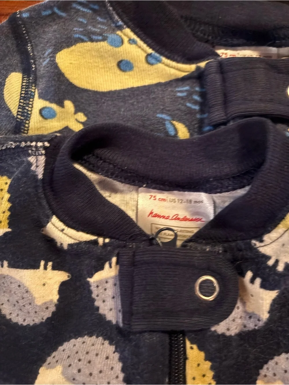 Hannah anderrson 12-18 month pajama bubdle